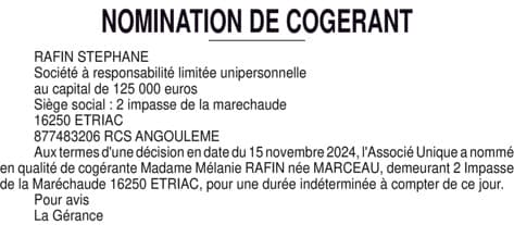 Contenu publication