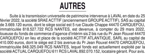 Contenu publication