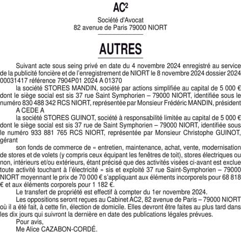 Contenu publication