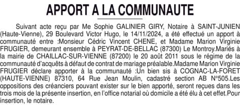 Contenu publication