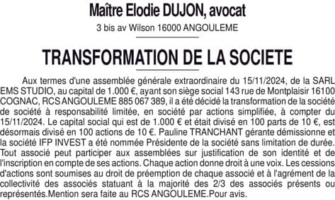 Contenu publication