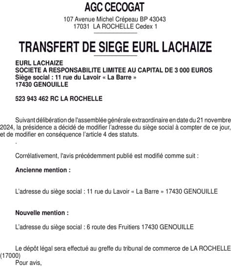 Contenu publication