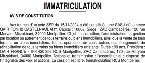 Contenu publication