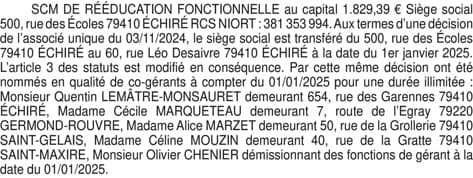 Contenu publication
