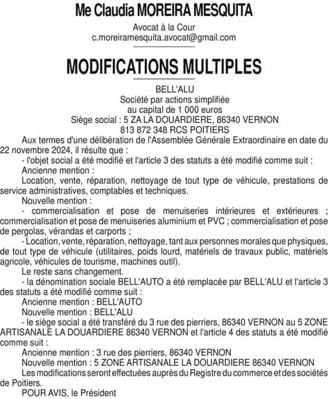 Contenu publication