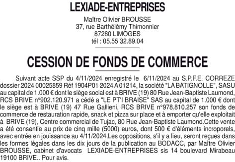 Contenu publication