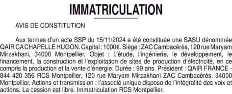 Contenu publication