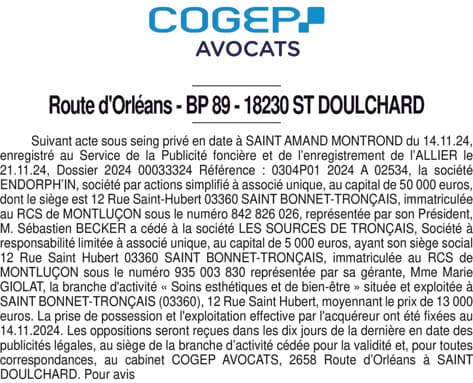 Contenu publication