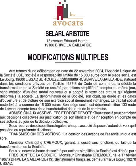 Contenu publication