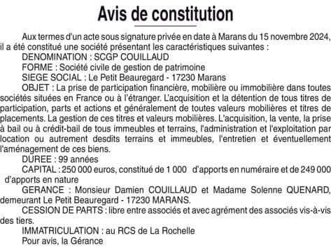Contenu publication
