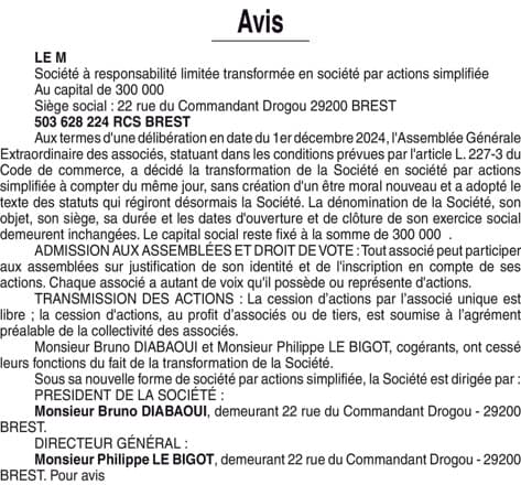 Contenu publication