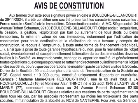 Contenu publication