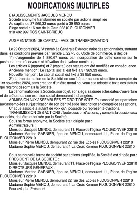 Contenu publication
