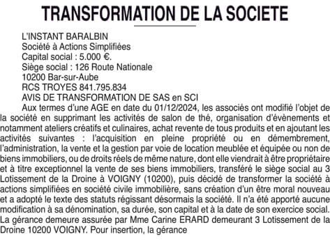 Contenu publication