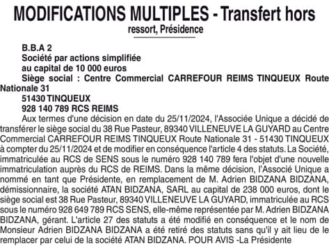 Contenu publication