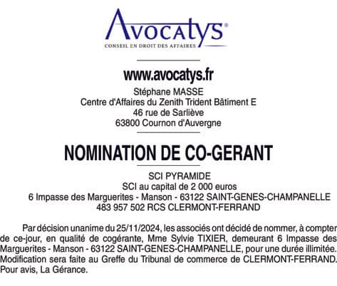 Contenu publication