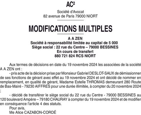 Contenu publication