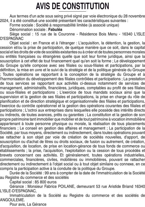 Contenu publication
