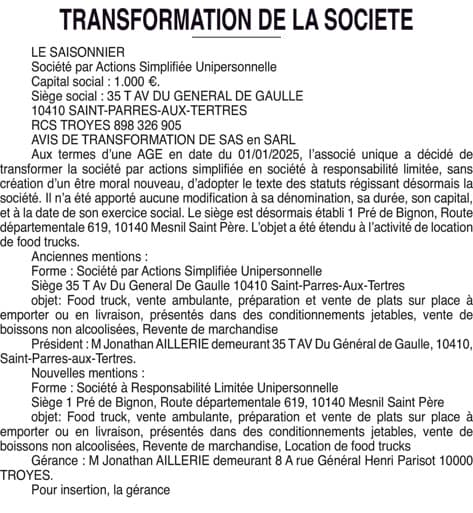 Contenu publication