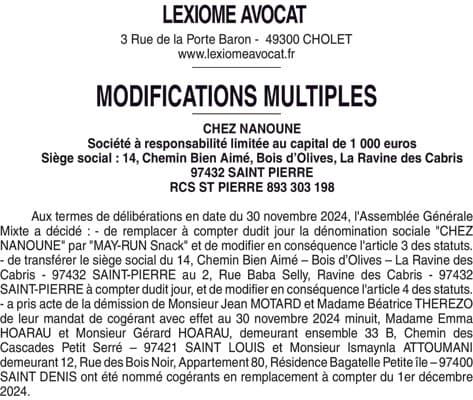 Contenu publication