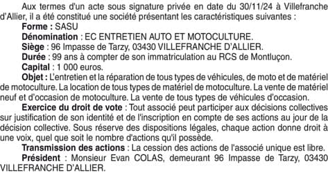Contenu publication