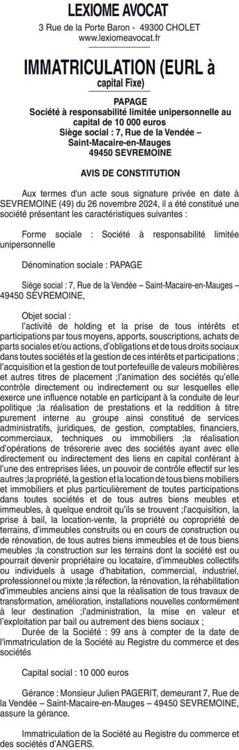 Contenu publication