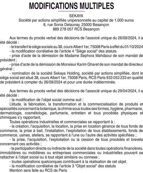 Contenu publication