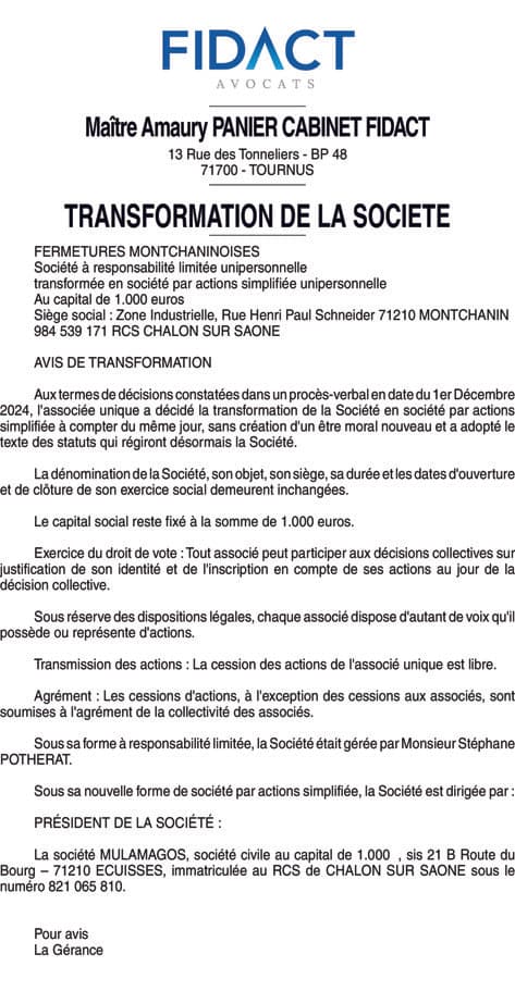 Contenu publication