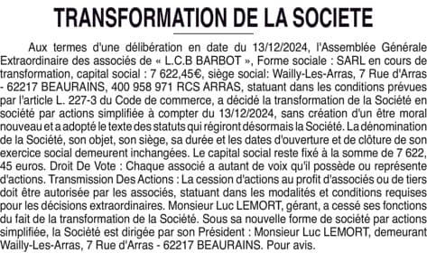 Contenu publication