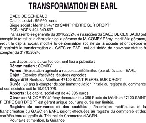 Contenu publication