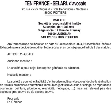Contenu publication