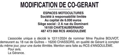 Contenu publication