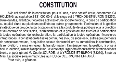 Contenu publication