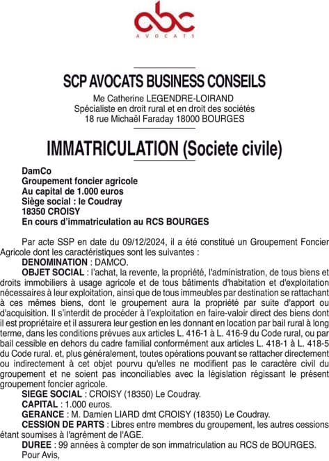 Contenu publication