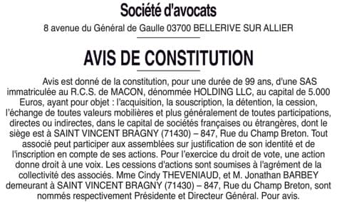 Contenu publication