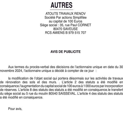 Contenu publication