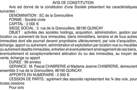 Contenu publication