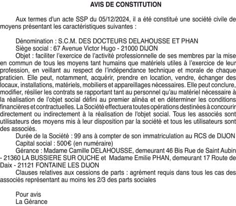 Contenu publication