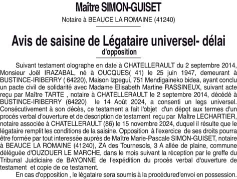 Contenu publication