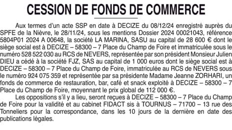 Contenu publication