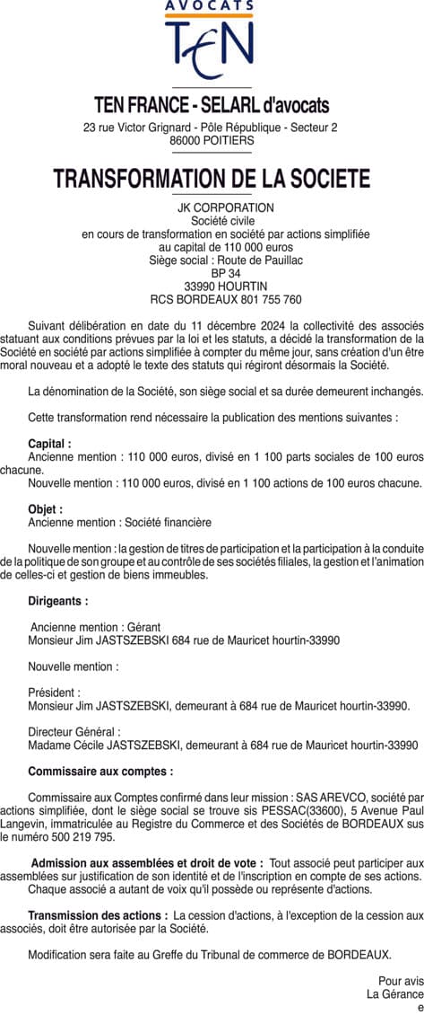 Contenu publication