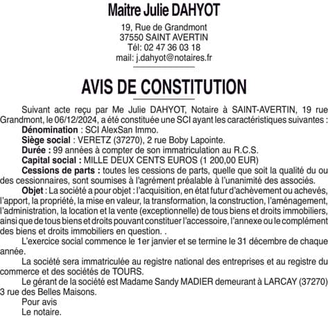 Contenu publication
