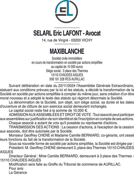 Contenu publication