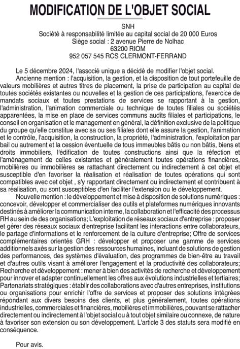 Contenu publication