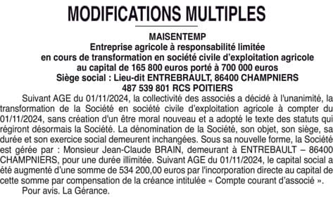 Contenu publication