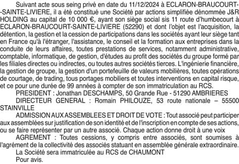 Contenu publication
