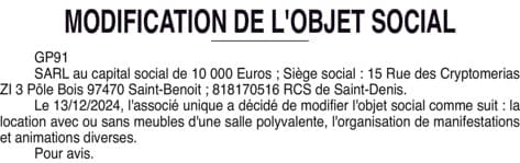 Contenu publication