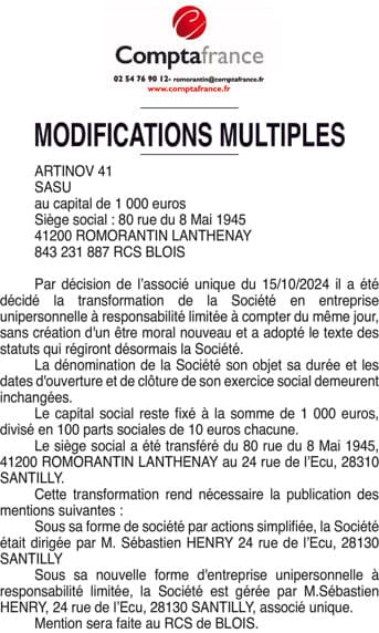 Contenu publication