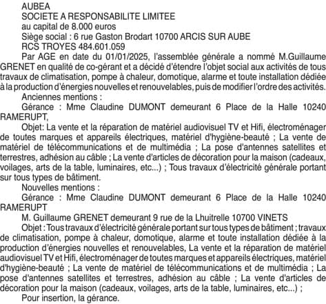 Contenu publication