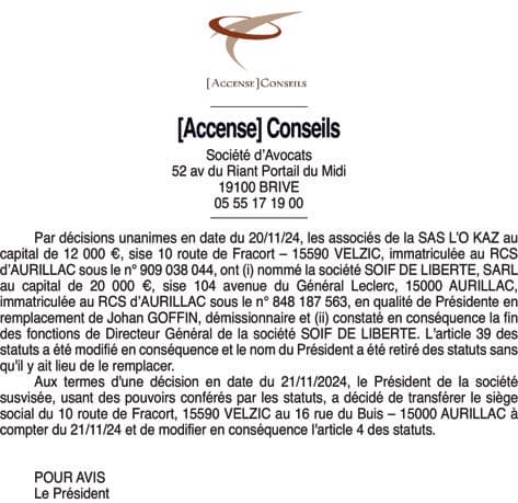 Contenu publication
